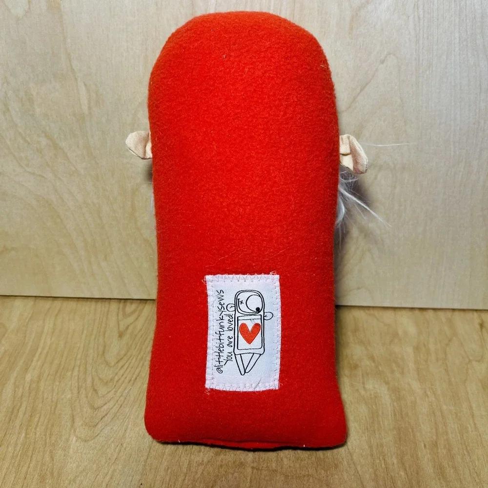 A Little Bit Funky Sews Handmade Hoho Doll Santa Christmas Gnome Pocket In Front